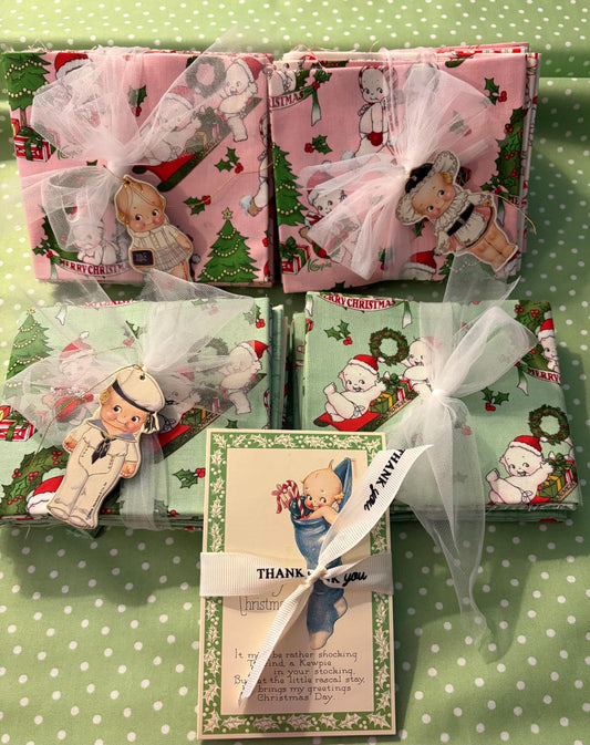 FABRIC KEWPIE Doll CHRISTMAS Fat Quarter Bundle Your Choice