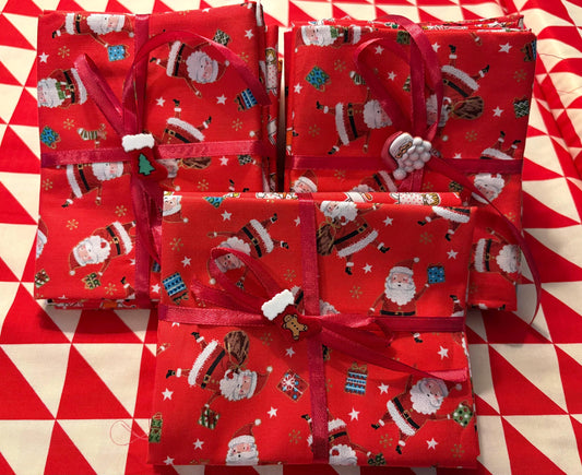FABRIC All Red CHRISTMAS Fat Quarter Bundle Ours Exclusively