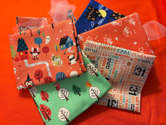 FABRIC HALLOWEEN Fat Quarter Bundle Ours Exclusively