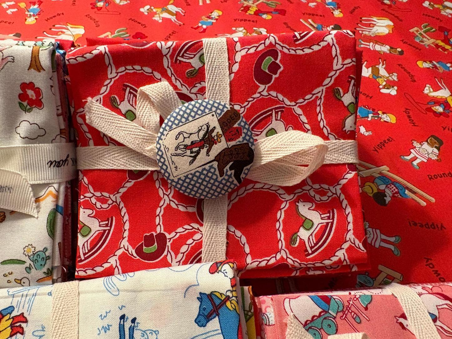 FABRIC Cowboy or Cowgirl Fat Quarter Bundle YOUR CHOICE Ours Exclusively