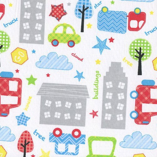 Clearance BACK TO SCHOOL City Cars and Trucks 1 Yard