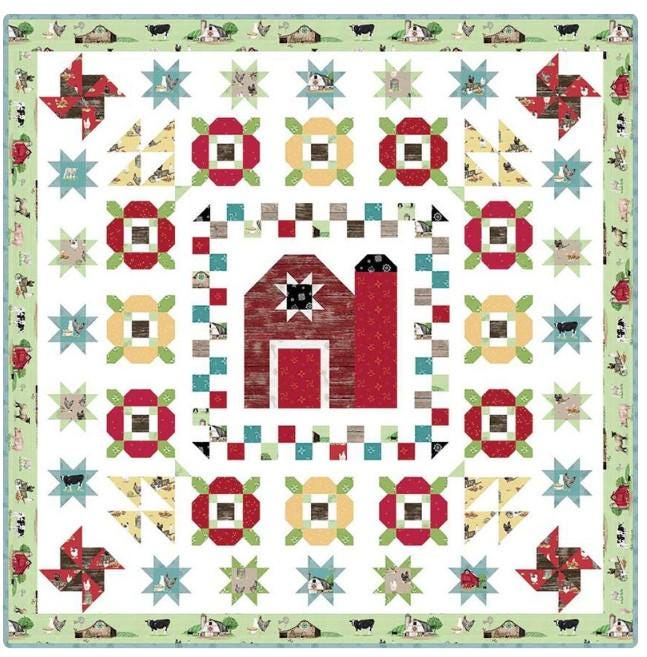 PATTERN MEADOWLAND Barn QUILT pattern