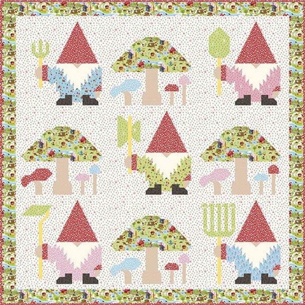 PATTERN GNOMENCLATURE GNOME Quilt pattern