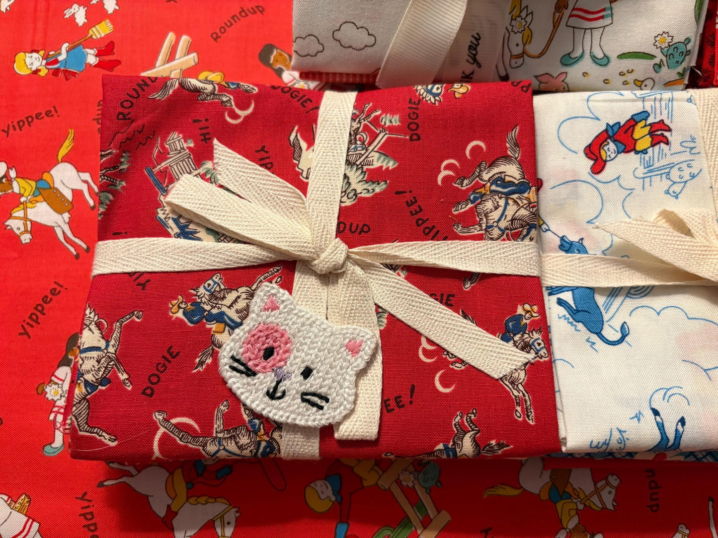 FABRIC Cowboy or Cowgirl Fat Quarter Bundle YOUR CHOICE Ours Exclusively