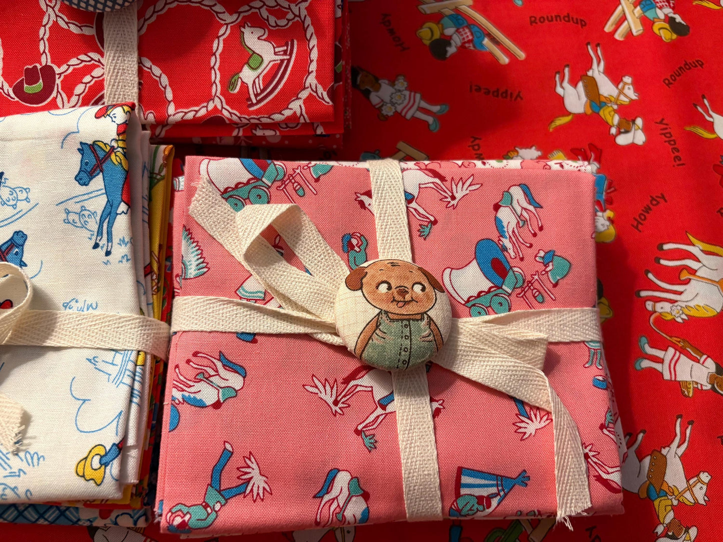 FABRIC Cowboy or Cowgirl Fat Quarter Bundle YOUR CHOICE Ours Exclusively