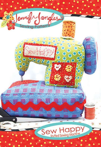 PATTERN Sew Happy Sewing Machine stuffed TOO CUTE
