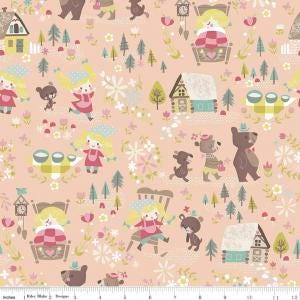 FABRIC Girls and Animals Pink FAT QUARTER Bundle Ours Exclusively