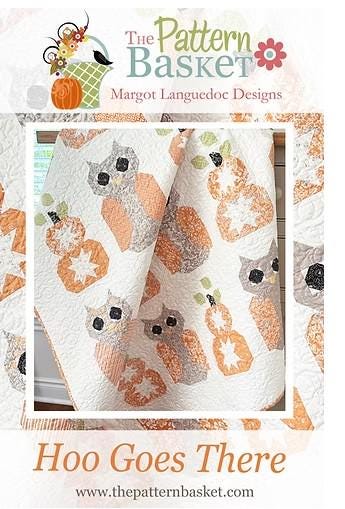 PATTERN Hoo Goes There OWL QUILT Fat Eighth and Fat Quarter Friendly
