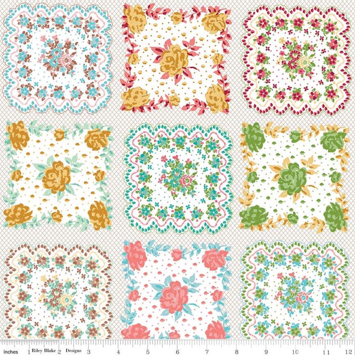 FABRIC GRANNY Chic Little HANDKERCHIEFS