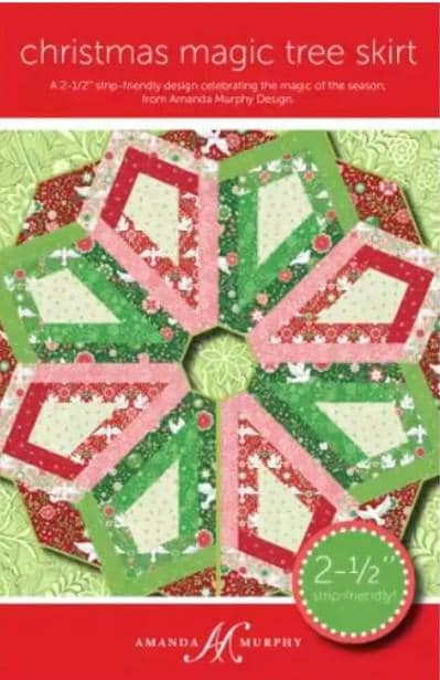 PATTERN CHRISTMAS Magic Tree Skirt Strip Friendly