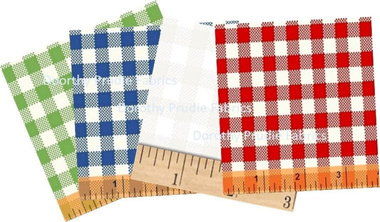 Your Choice of Color Fat Quarter FABRIC Feedsack style SUGAR SACK Ginghams by Windham reproduction