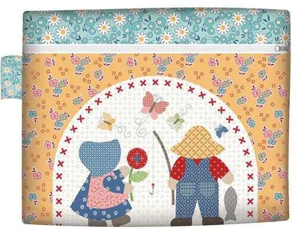FABRIC to Sew Zippy Bags set of 8 different bags to make  Riley Blake