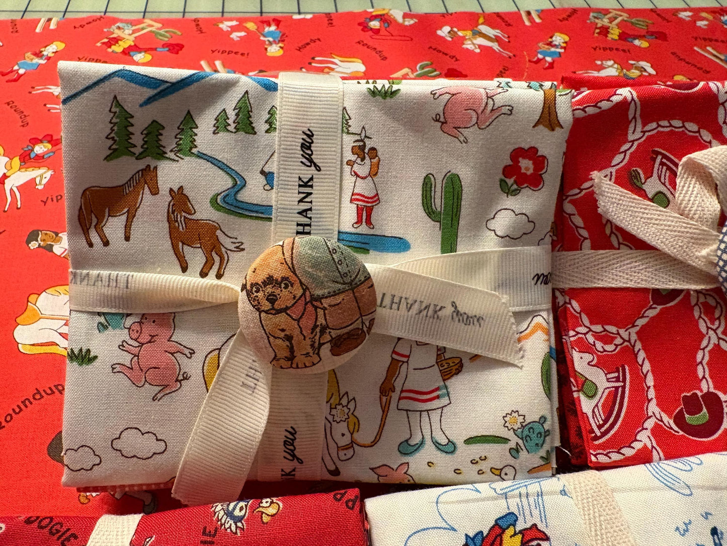 FABRIC Cowboy or Cowgirl Fat Quarter Bundle YOUR CHOICE Ours Exclusively