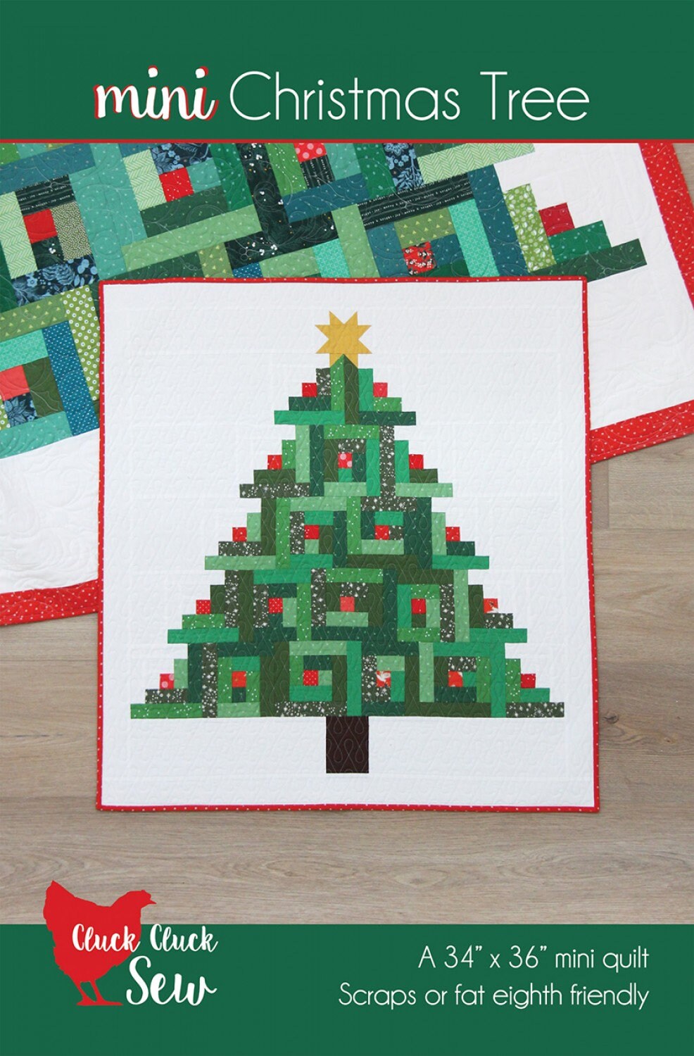 PATTERN MINI CHRISTMAS Tree Quilt   We Combine Shipping