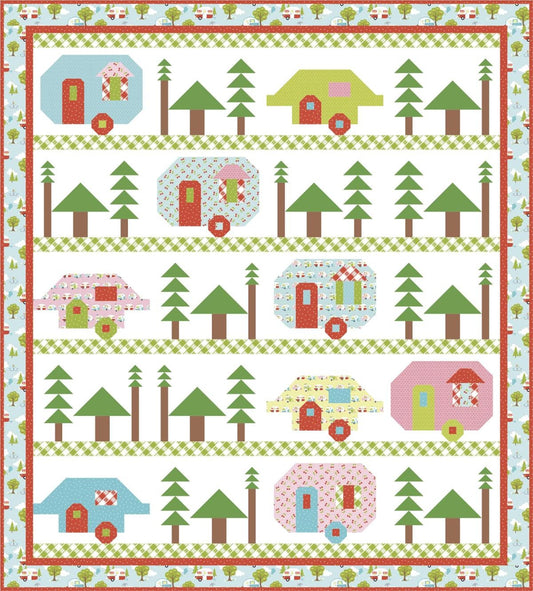 PATTERN TRAILERVILLE Trailer Quilt GLAMPING