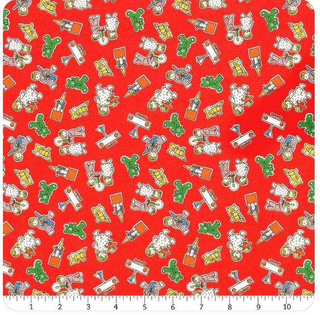FABRIC All Red CHRISTMAS Fat Quarter Bundle Ours Exclusively