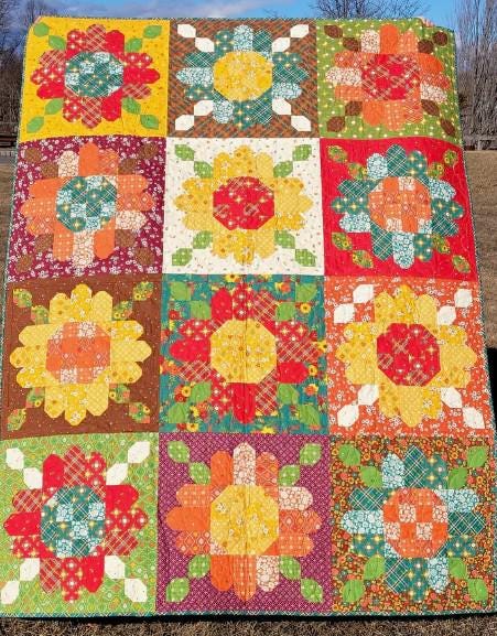 PATTERN ZINNIA SEEDS Quilt Pattern