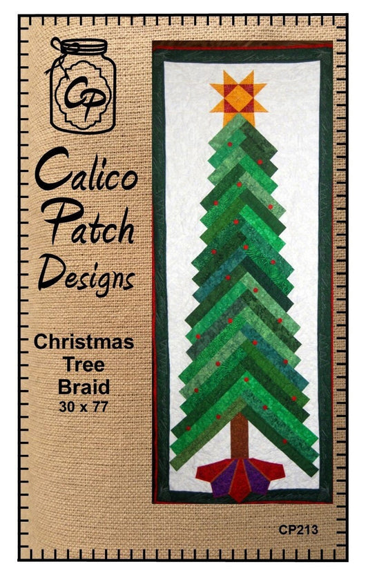 PATTERN CHRISTMAS Tree BRAID Quilted Wall Hanging      We combine shipping
