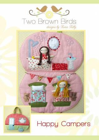 PATTERN HAPPY CAMPERS dollhouse and dolls to make