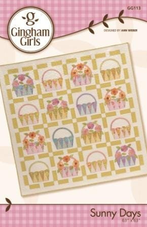 PATTERN SUNNY DAYS May Basket Quilt   We combine shipping