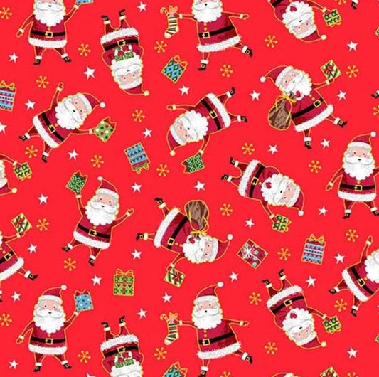 FABRIC All Red CHRISTMAS Fat Quarter Bundle Ours Exclusively