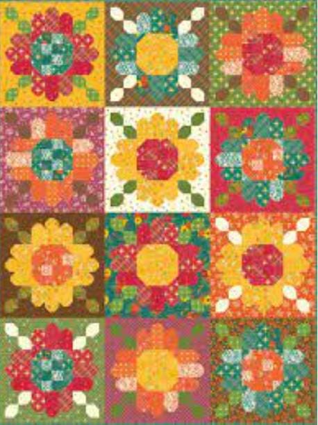 PATTERN ZINNIA SEEDS Quilt Pattern