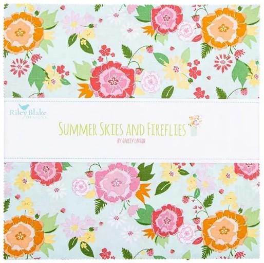 Summer Skies and Fireflies  5" CHARM Pack by Riley Blake