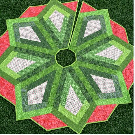 PATTERN CHRISTMAS Magic Tree Skirt Strip Friendly