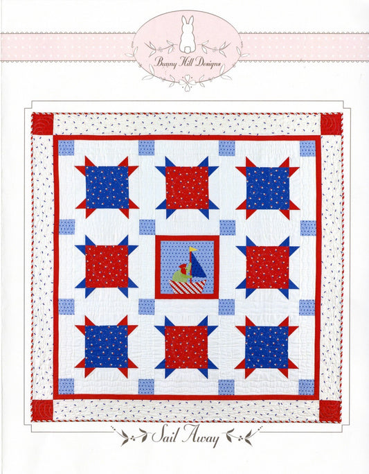 Clearance PATTERN SAIL AWAY Patriotic Summer Quilt