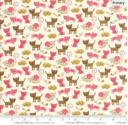 FABRIC Girls and Animals Pink FAT QUARTER Bundle Ours Exclusively