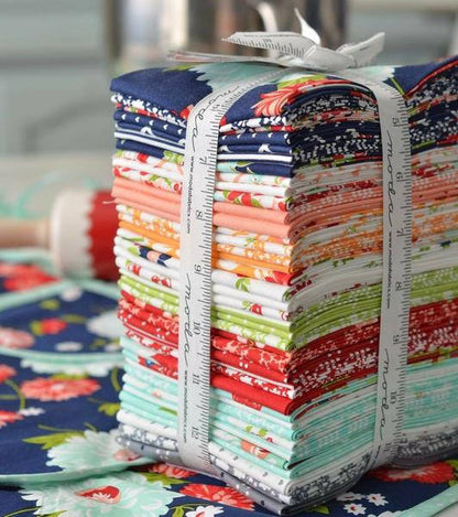 FABRIC The GOOD LIFE Coral and Red main print   We combine shipping