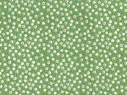 FAT QUARTER You Choose the Color Feedsack Style Tiny Prints Retro Attic Treasures