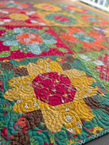 PATTERN ZINNIA SEEDS Quilt Pattern