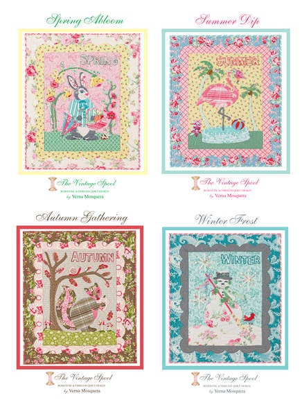 Clearance PATTERN WINTER FROST Snoman Quilt Applique part of Four Seasons collection