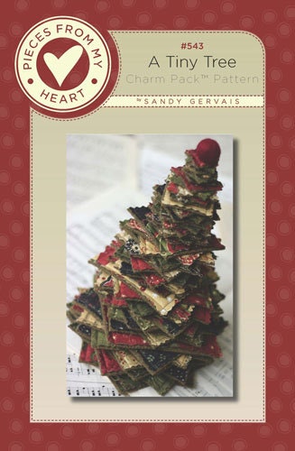 Clearance QUILTED CHRISTMAS TREE A Charm Pack Tiny Christmas Tree Pattern