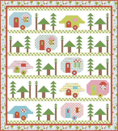 PATTERN TRAILERVILLE Trailer Quilt GLAMPING