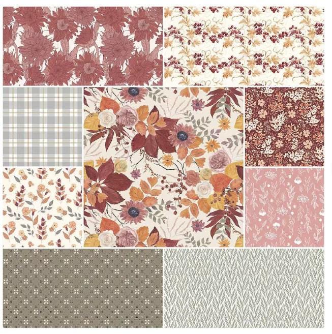 CHARM PACK 5" Evening on the Prairie AUTUMN Fall by Riley Blake
