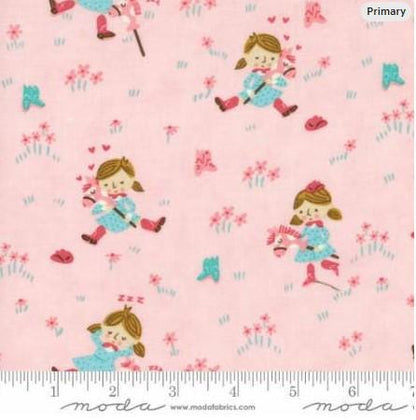 FABRIC Girls and Animals Pink FAT QUARTER Bundle Ours Exclusively