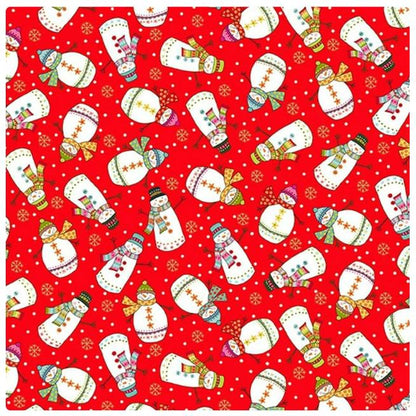FABRIC All Red CHRISTMAS Fat Quarter Bundle Ours Exclusively
